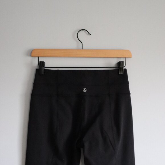 Lululemon Women's Black Sz 4 High Rise Skinny Active Stretch Pull On Leggings - Picture 5 of 9